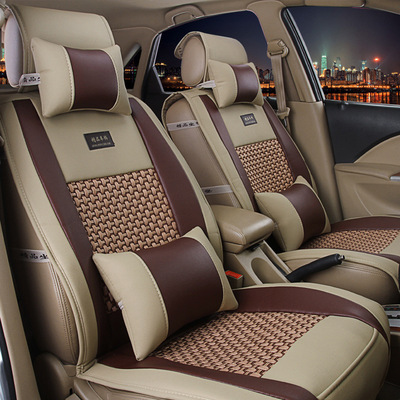 Explosive money Car seat summer Leatherwear Borneol Four seasons currency Cushion cover Four Seasons pad Car Accessories Car cushion