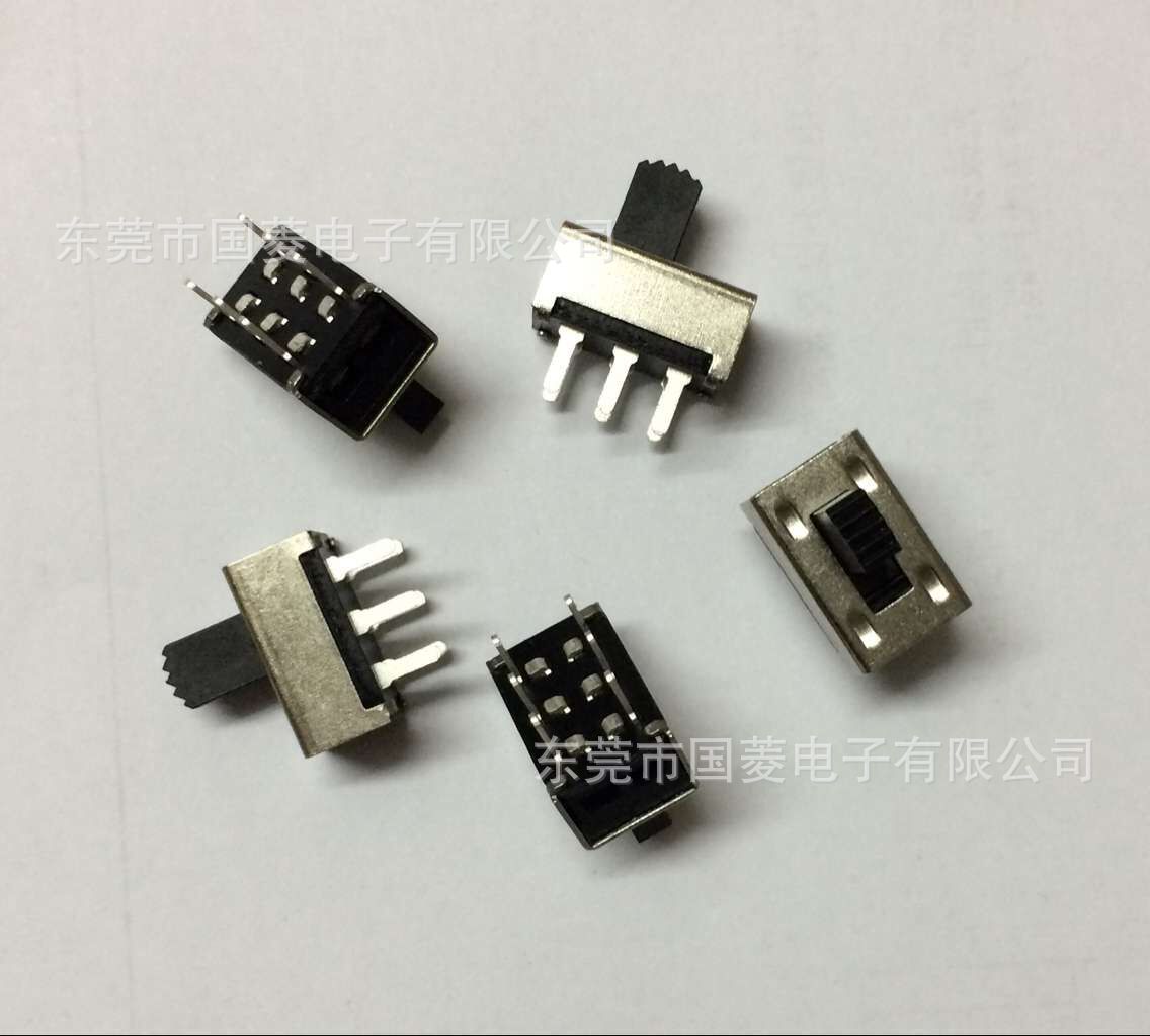 SS-22G08（2P2T)针脚 双排6PIN 1A-10A拨动开关