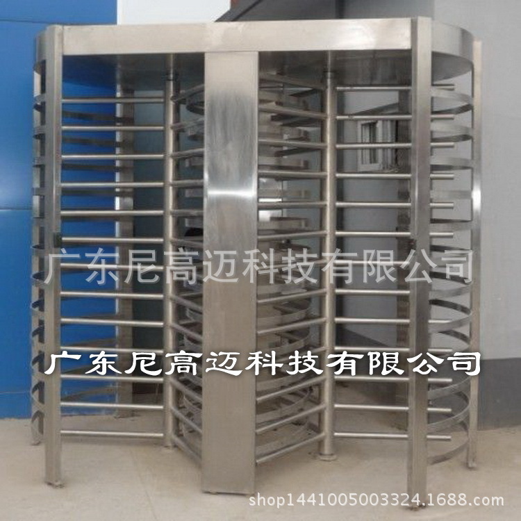 NGM智能双门全高转扎 深圳不锈钢通道闸机安装 人行双道进出转匝