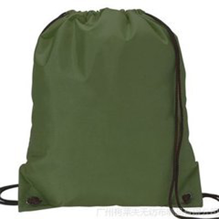 现货210D涤纶束口袋拉绳背包袋制做尼龙袋牛津布袋马拉松彩印logo