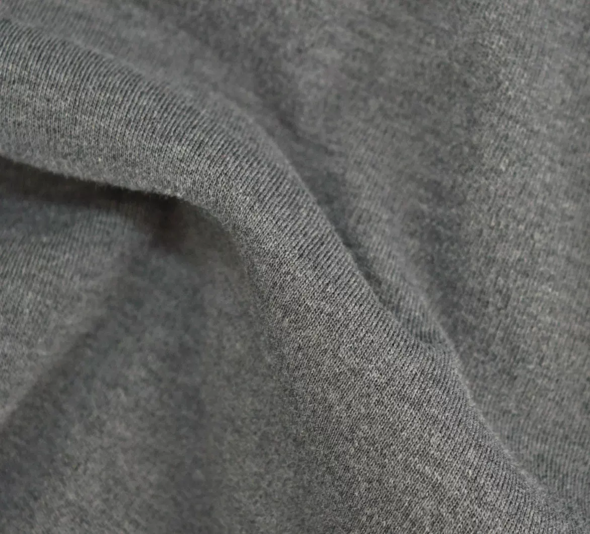 批发定制柯子有机植物染色健康棉色纺布针织精梳棉面料