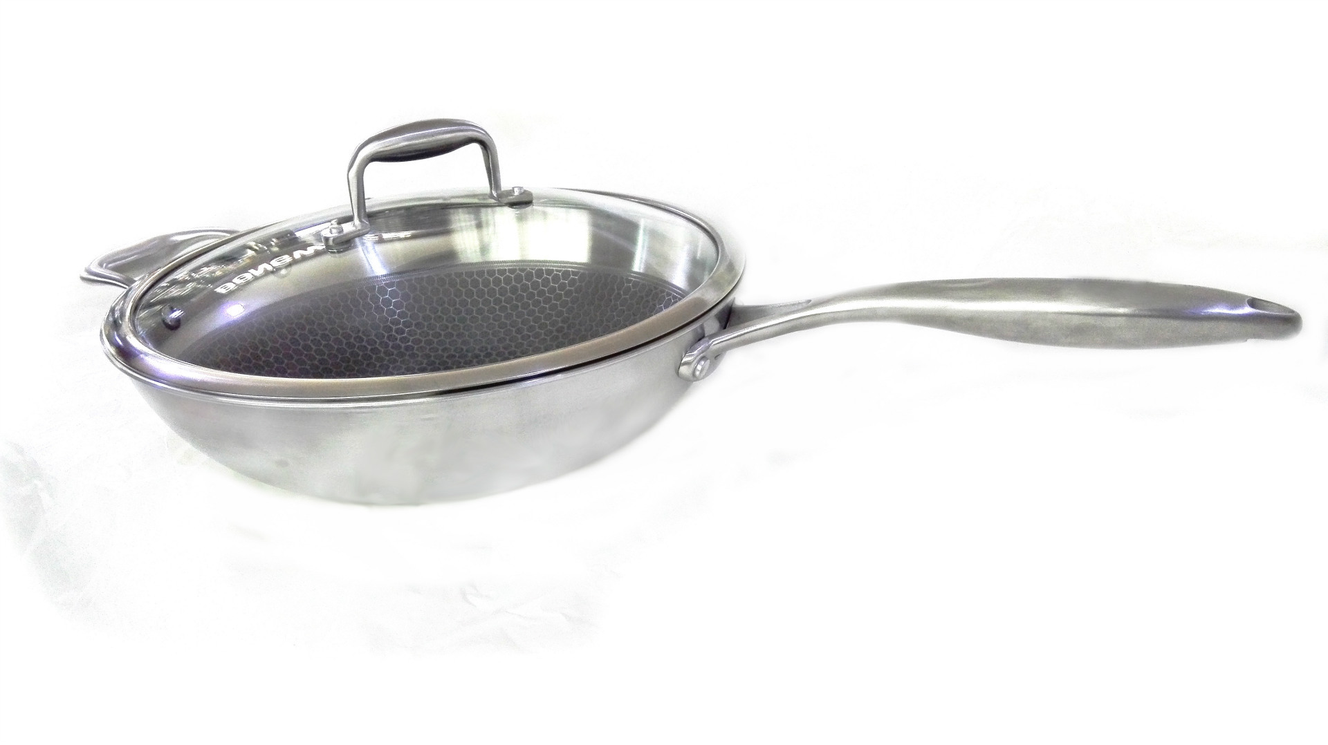 鉆技玻璃蓋中式炒鍋