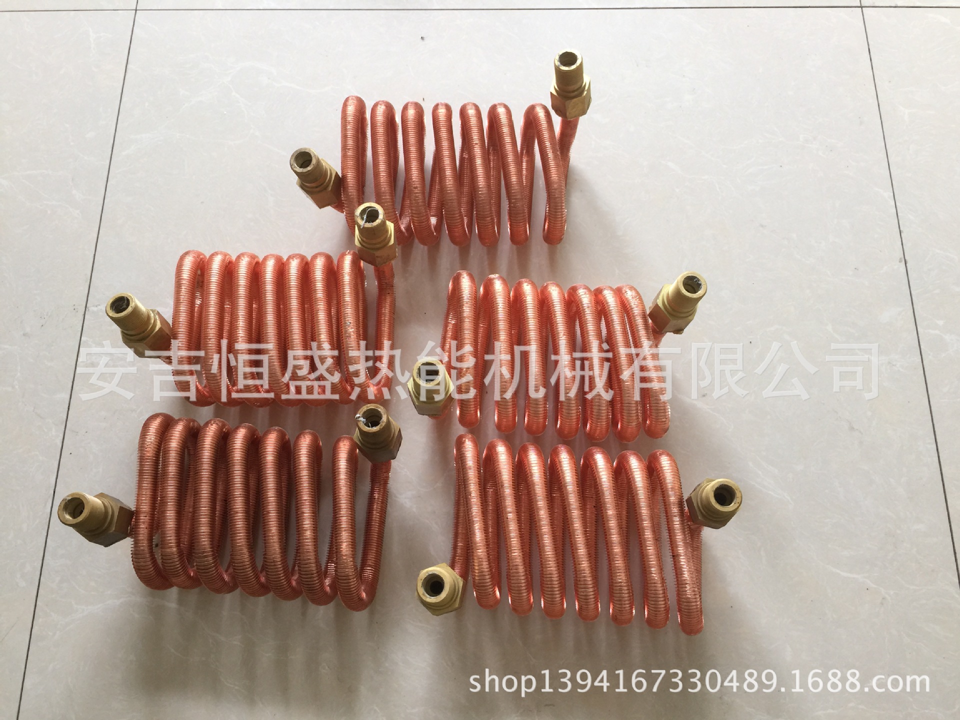 铜翅片盘管换热散热蒸发加热阻火再沸分凝冷凝冷却器