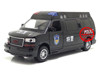 Police car with light music, metal car model, USA, scale 1:32