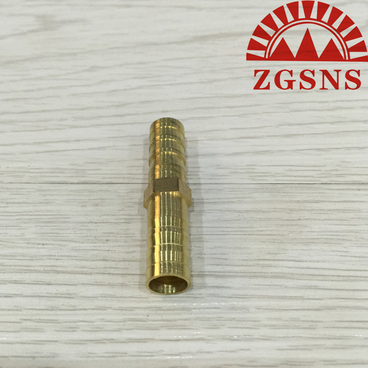 ZGSNS气动元件批发软管双头宝塔型气管黄铜接头Φ6/8/10/12/14/16