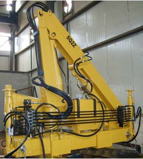 液压起重机SQ3ZB2 随车吊 折臂式吊机 随车起重机3吨折臂式吊