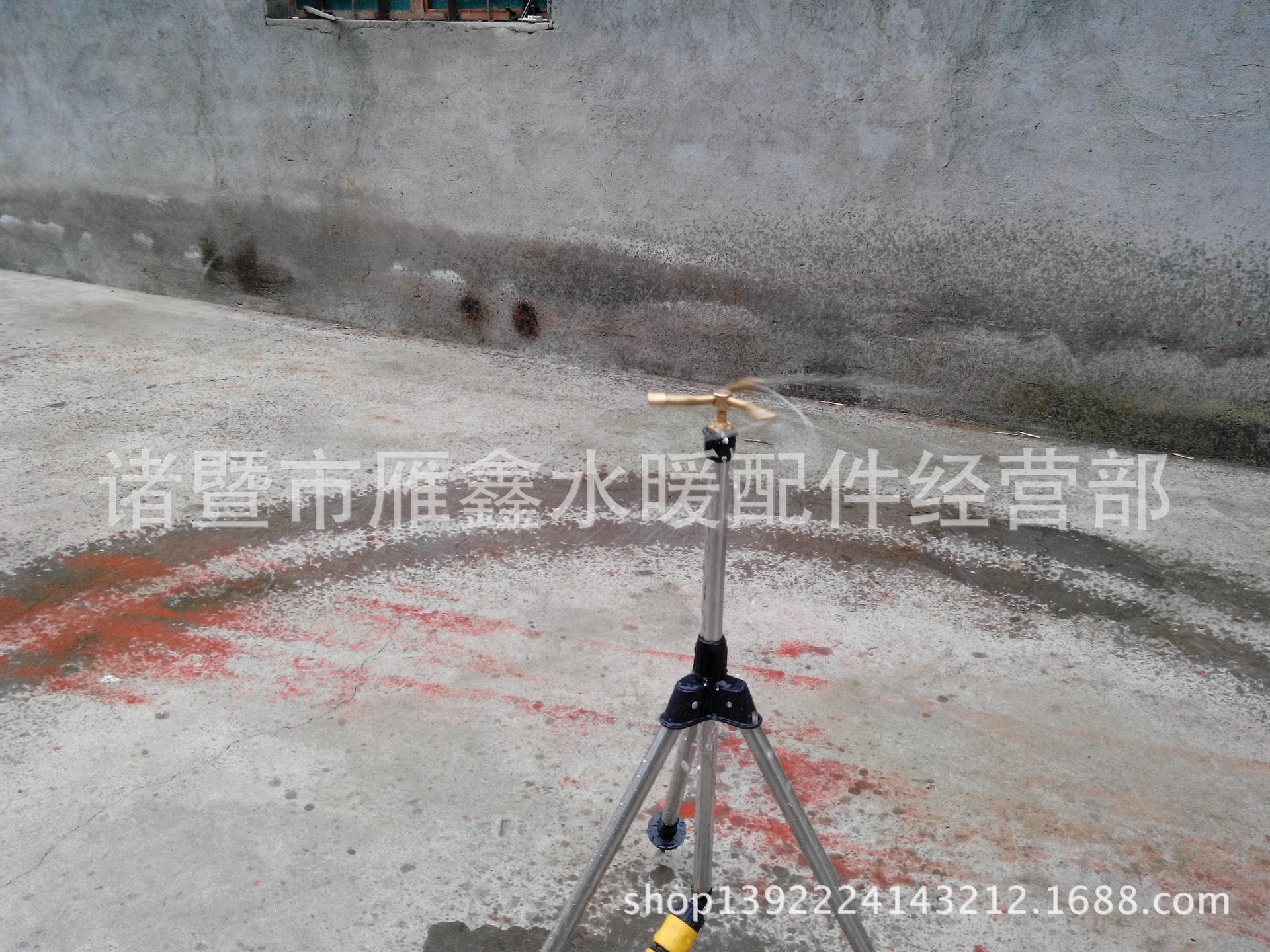 4分三叉 多孔微喷头 细雾化 旋转铜微喷头 多嘴喷雾 双喷 四喷