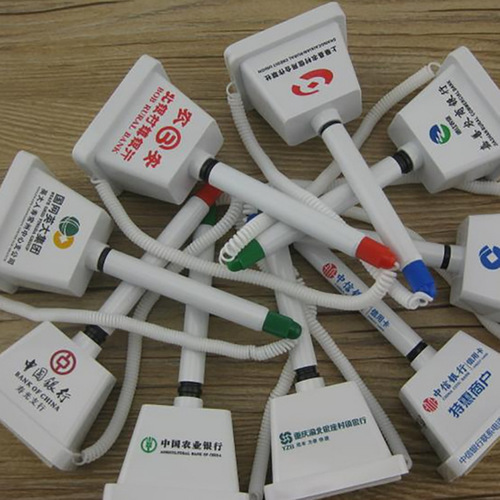 Square neutral pen advertisement office bank counter pen signature pen bank connecting pen wholesale logo printing