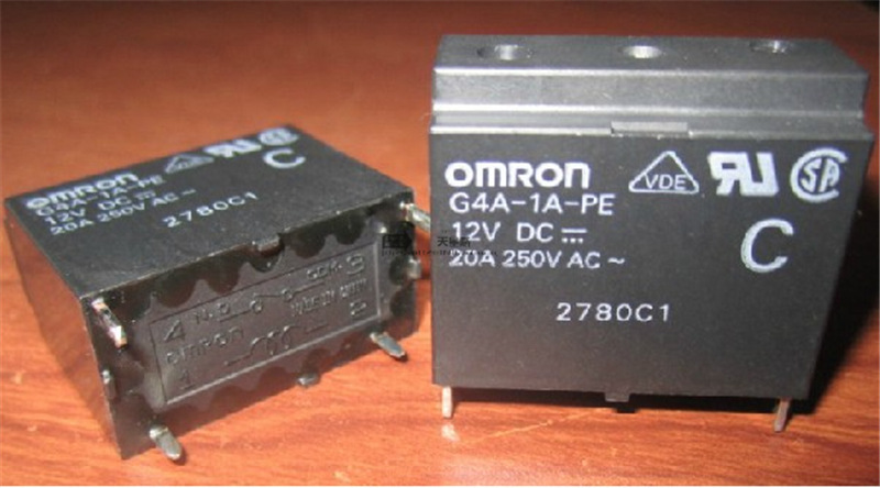 原装现货继电器G4A-1A-PE-12V G4A-1A-PE-12VDC 20A/250VAC