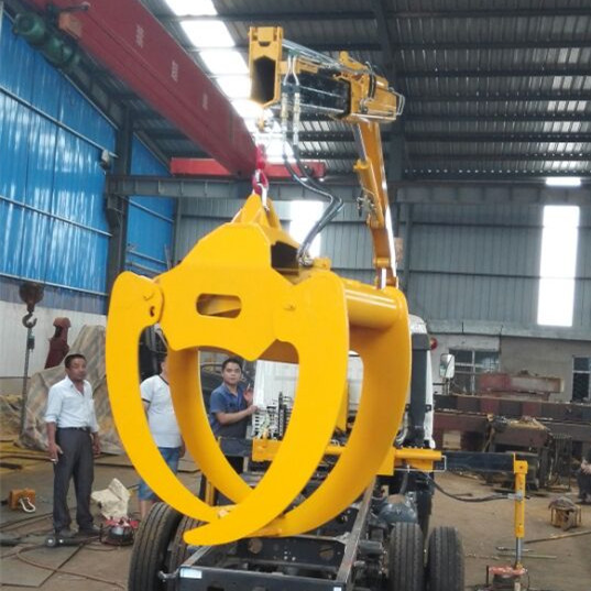 厂家直销 小型抓木机，抓草机，LSQ090非标定制抓木机厂家