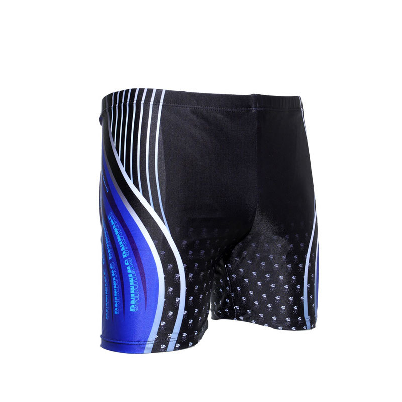 man new pattern Large stripe bathing trunks Flat angle hot spring Loose Short swimming trunks Quick drying Snorkeling service Swimsuit