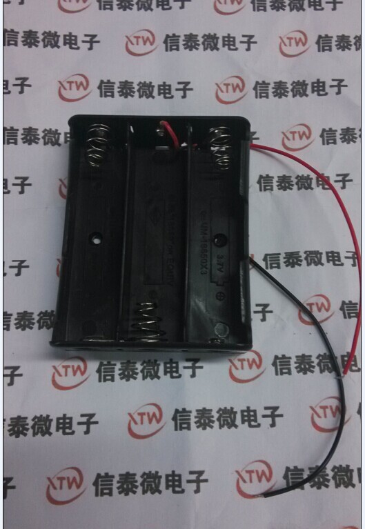 现货供应18650电池盒3节11.1V 三节 18650锂电池盒带保护板 串联