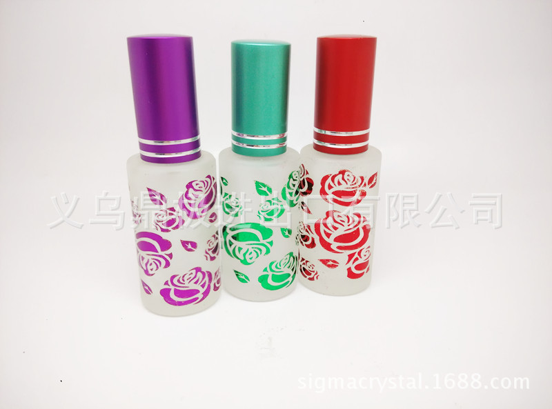 厂家供应FX015-A 蒙砂喷雾香水瓶 香水瓶喷雾 精致玻璃空瓶15ml