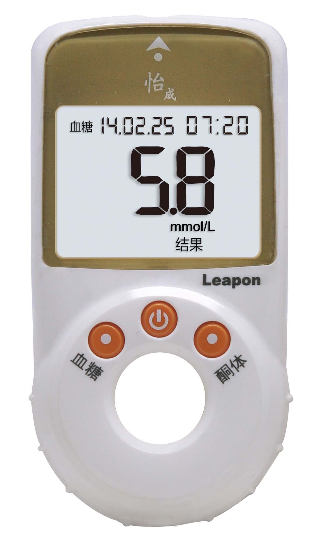 正品批发怡成JPST-5血糖仪家用虹吸式血酮体测试仪精准一机两用|ms