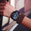 Military watch, retro trend fashionable belt, dial suitable for men and women, quartz watches