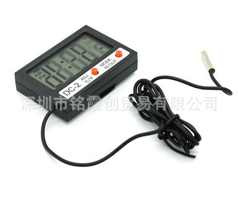 冰箱温度计 小温度计 带探头耐高温温度表 数显电子温度表DC-2