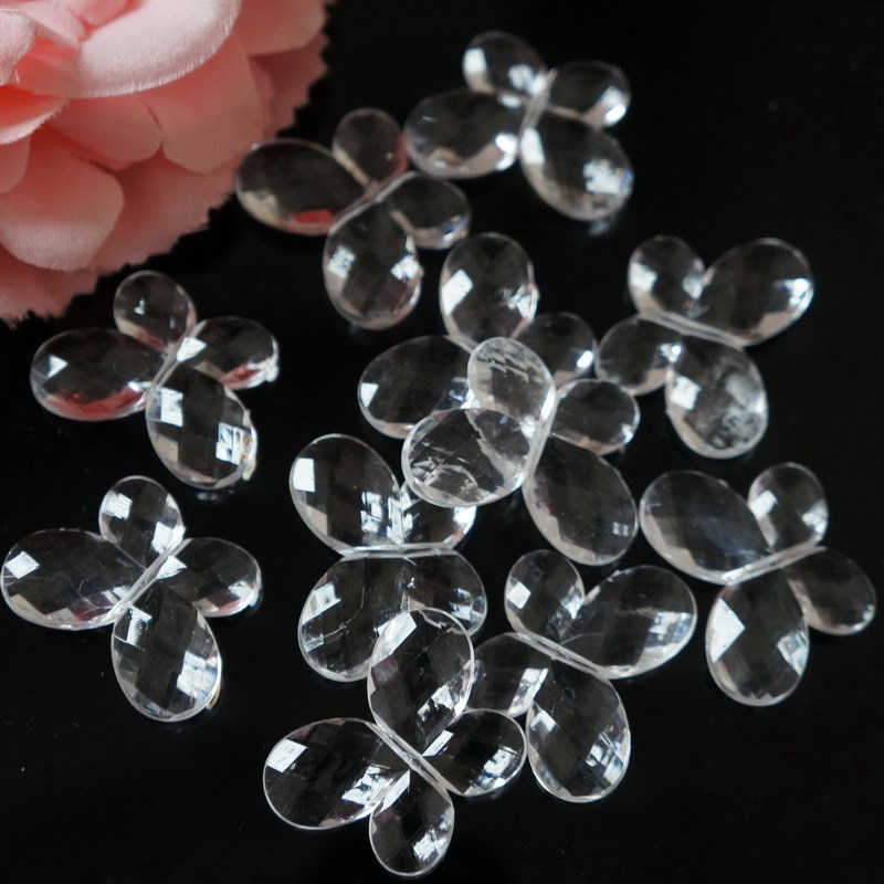 Transparent acrylic butterfly beads, butterfly diamond beaded curtains and door curtains, fashionable accessories, fluttering butterflies detail image 4