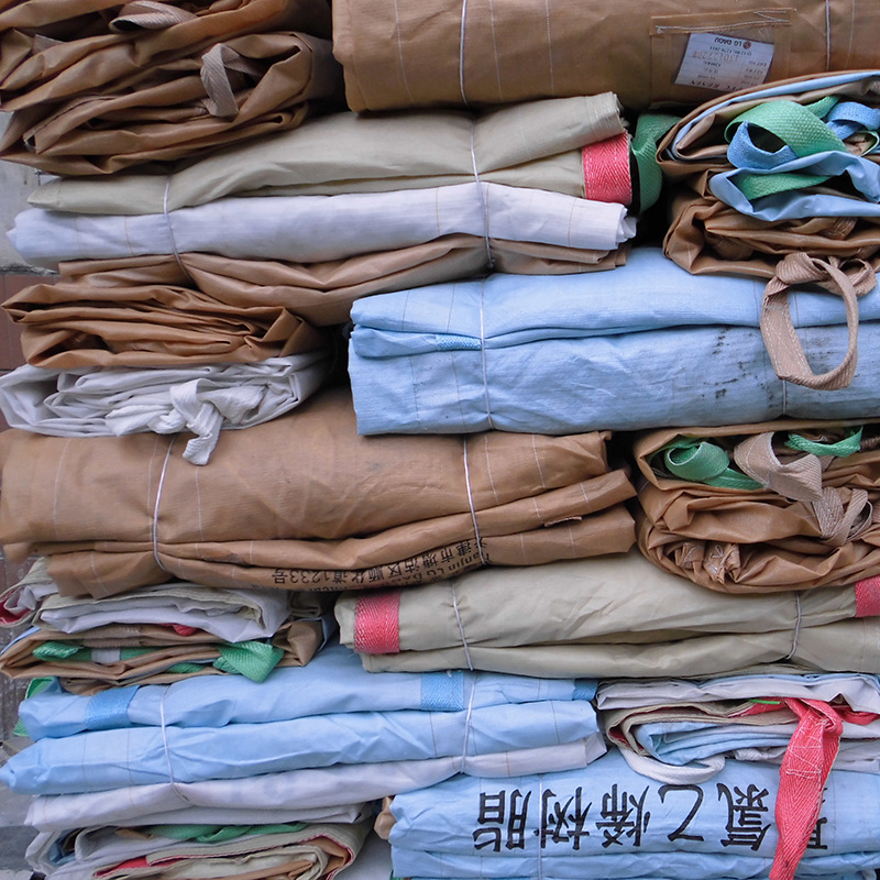 厂家批发︱增城二手吨袋集装袋 拉筋吨袋 出口拉筋太空袋