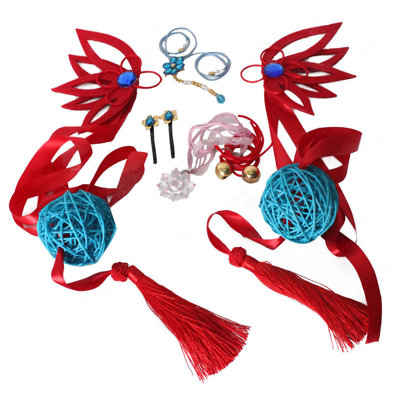 主圣达 洛天依 忆红莲 cos 头饰 忆红莲cos 洛天依忆红莲头饰|ru