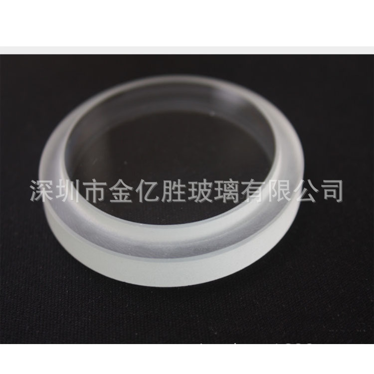 台阶打孔玻璃 5mm厚台阶钻孔钢化玻璃 精磨边台阶钢化玻璃