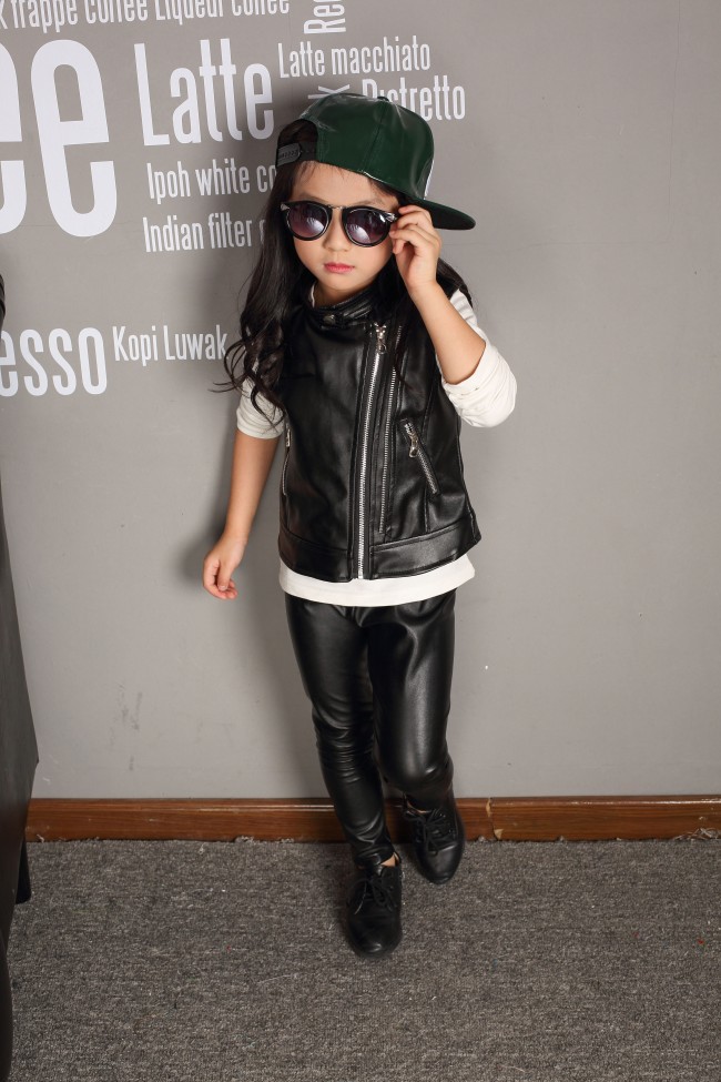Gilet enfant en cuir - Ref 2069356 Image 15