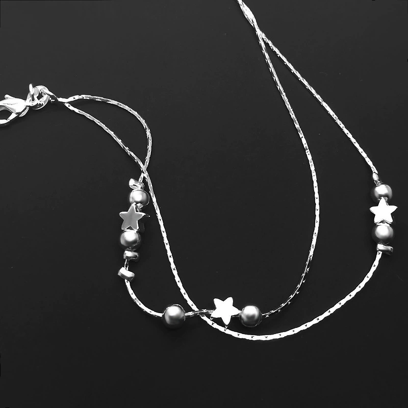 Jewelry, accessory, retro silver ankle bracelet, wholesale
