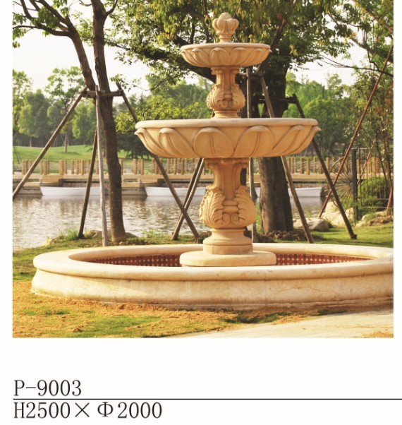 Landscape fountain Landscape fountain,Garden ornaments,Sandstone Flower pot fountain Sandstone sculpture