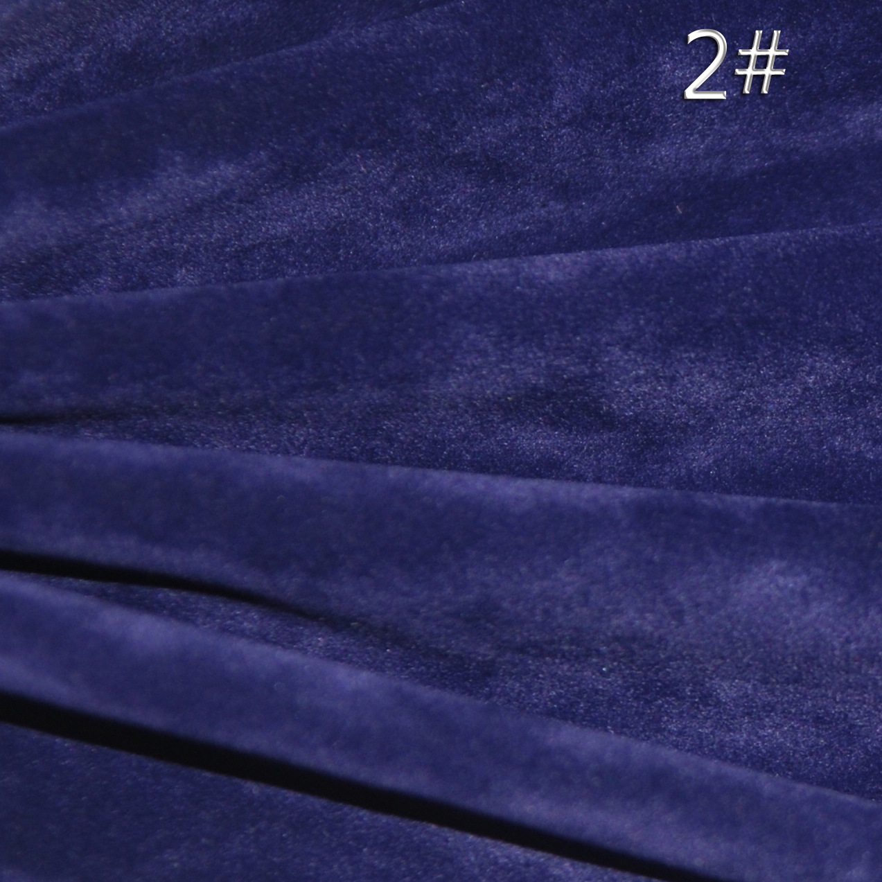 现货供应 针织底鹿皮绒深蓝色 洗水植绒布 单面鹿皮绒 包装口袋布