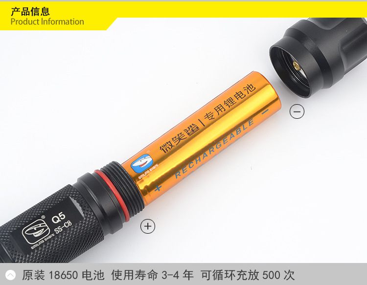 Lampe torche - batterie 2200mAh - Ref 3399089 Image 17