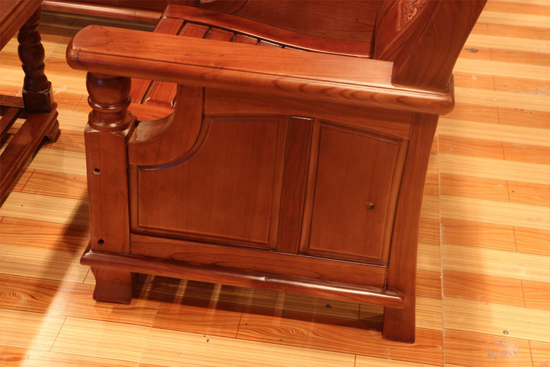 特价实木家具 客厅懒人沙发 三人单人组合沙发 苦楝实木沙发303