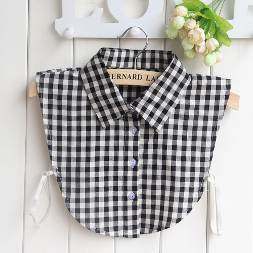 Fake collar Detachable Blouse Dickey Collar False Collar Fake collar shirt women fake collar versatile fake collar shirt Plaid collar