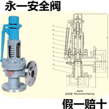 A48Y-64 100 160 320C 永一蒸汽安全阀  温州弹簧安全阀 双泰罗浮