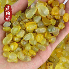 黄玛瑙碎石原石 铺花盆碎石 玛瑙处理 碎石批发 中号