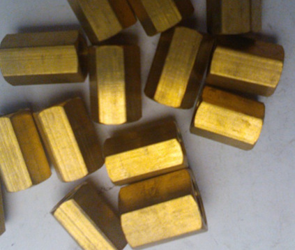 黄铜内丝接头/对内接头/双内螺纹接头1分牙 G1/8 外六角