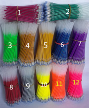 12色彩色中性筆芯熒光閃光抄經粉彩水彩筆芯晶晶筆圓珠筆水彩替芯