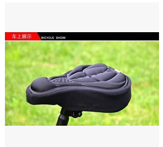 New mountain bike colorful 3D seat cushion cover Dead flying saddle seat cushion cover Cycling equipment accessories