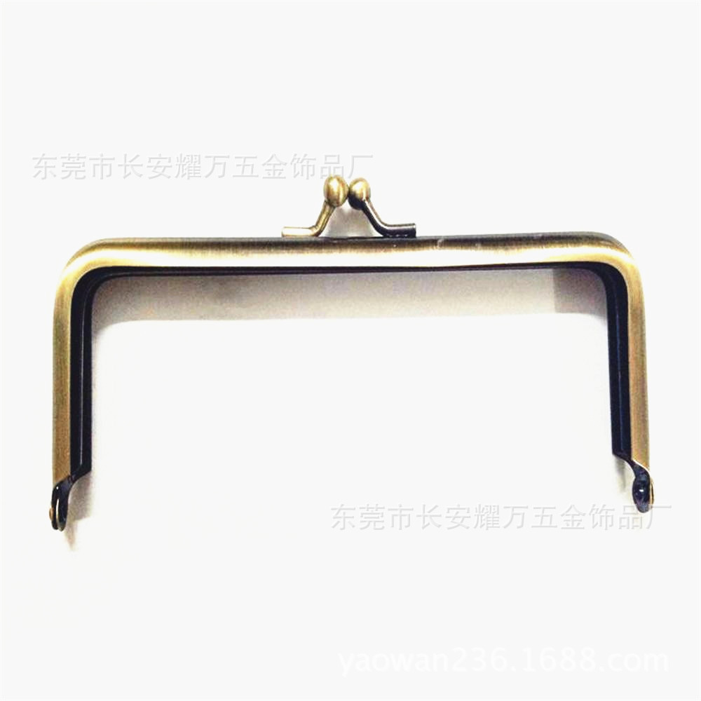 厂家批发古铜色方形钱包扣 箱包半园夹子 各种规格 货到付款