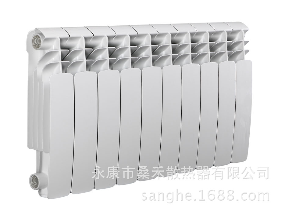 桑禾散热器厂家直销压铸铝暖气片散热片弧形 AZ-350C