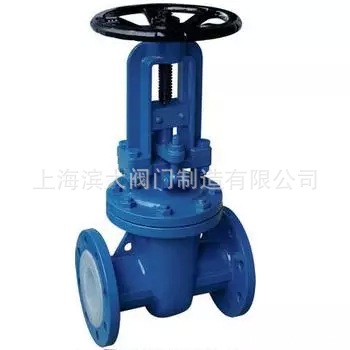 上海滨大阀门有限公司Z41F46-16法兰衬氟闸阀DN80 3寸