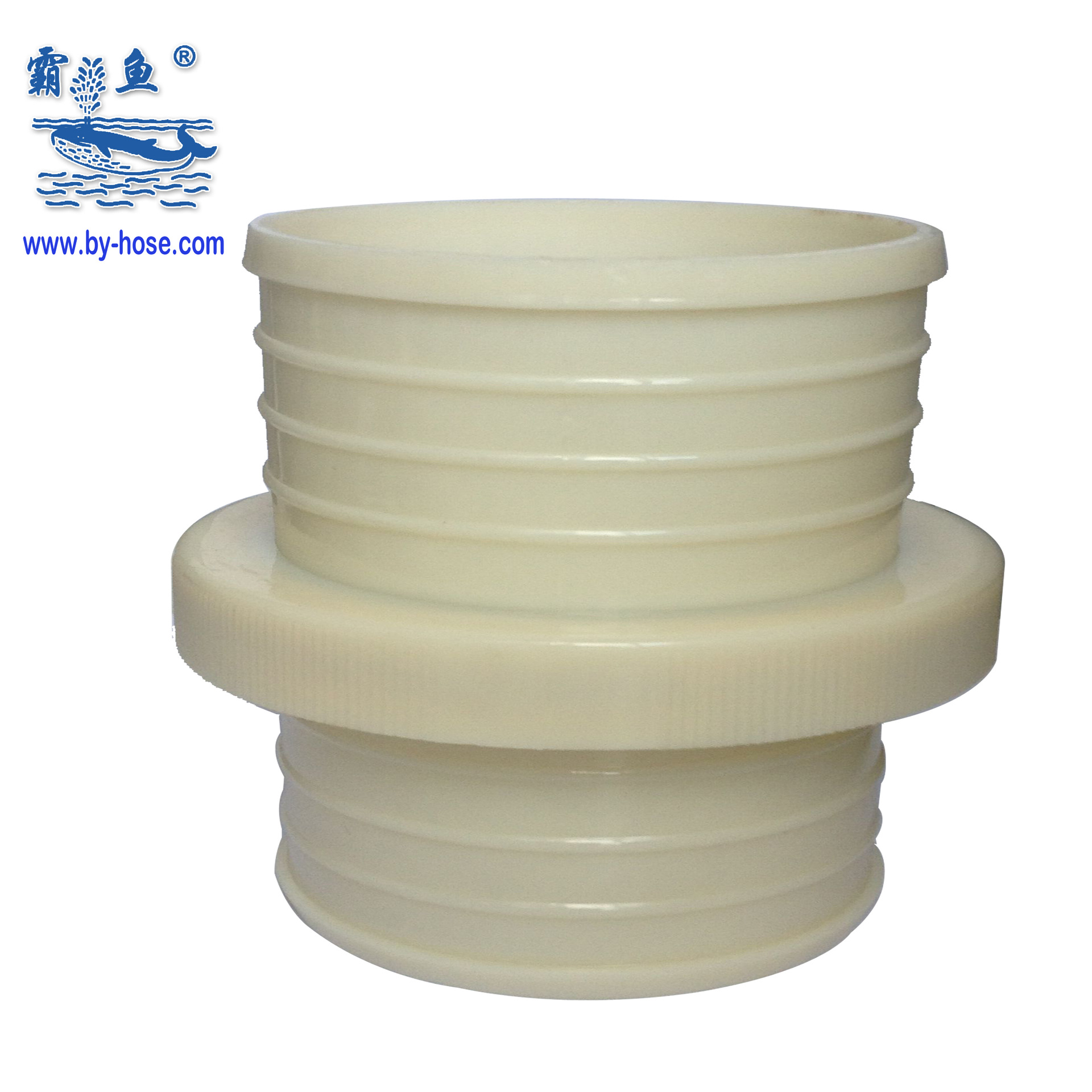 厂家直销8寸水带塑料接头农用鱼塘水带快速连接内扣式ABS塑料接头