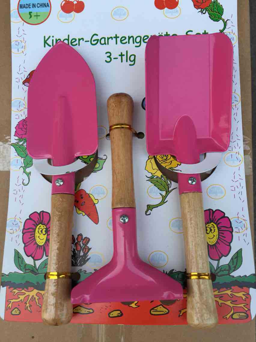 厂家直销园林工具木柄小花铲 种花草挖土小铁铲 儿童迷你铲子