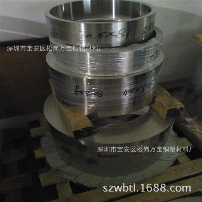 C7521锌白铜带卷 BZn18-26洋白铜带 锌白铜片0.5 0.6 0.8 1.0