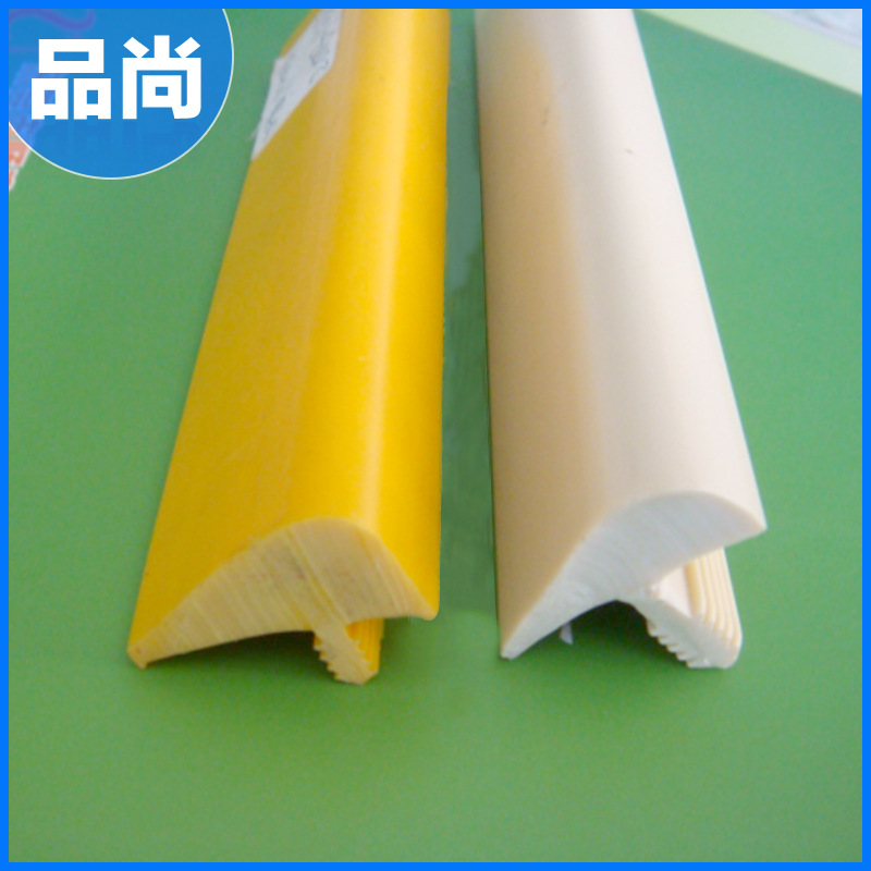 专业设计 PVC三角边条压条 T型彩色防撞胶条 pvc塑料挤出硬胶条