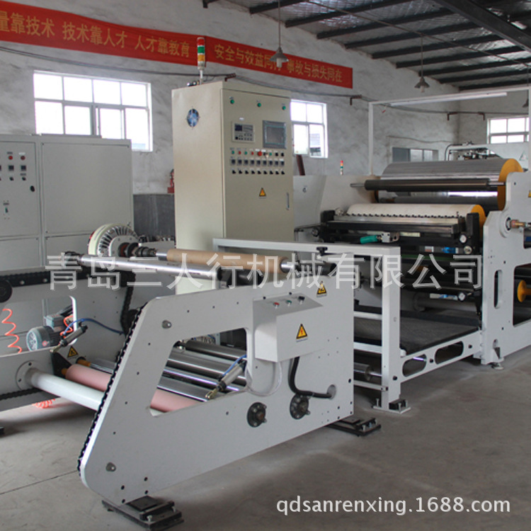 【三人行机械】防腐热熔橡胶型胶带生产线胶带涂布机