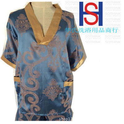 厂家直销定做 蒸功服 洗浴浴服 桑拿浴服浴衣 足疗按摩服 汗蒸服