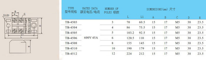 TB端子尺寸图3