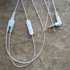 Wholesale factory semi-finished braided earphone cables, semi-finished earphone cables with soft texture, high quality