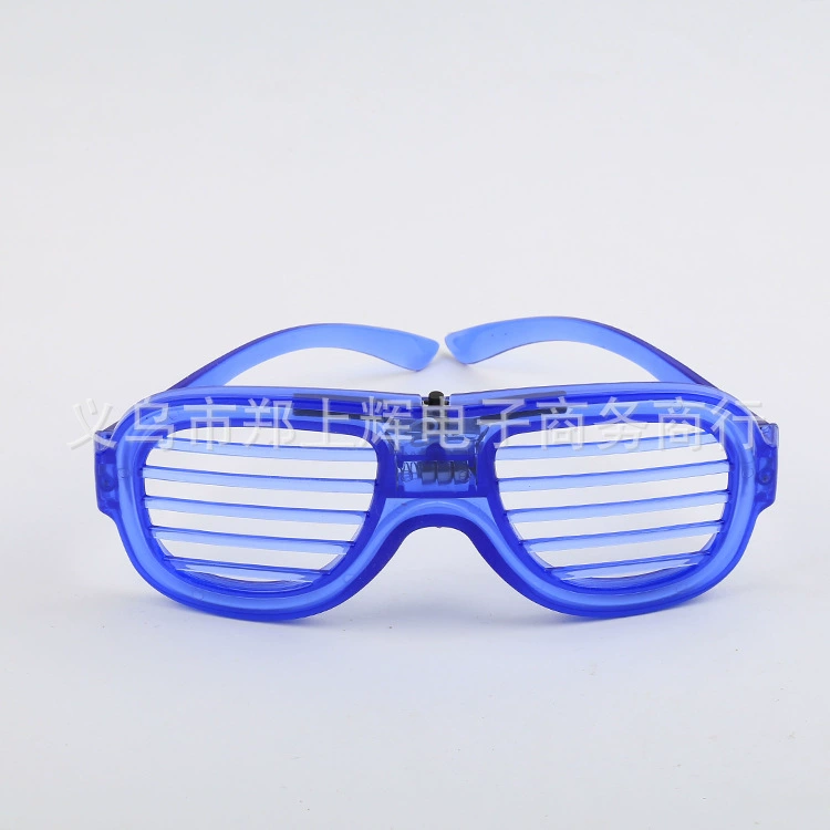 Land stall source LED shutter glasses Halloween/Christmas cold glasses ball glowing glasses