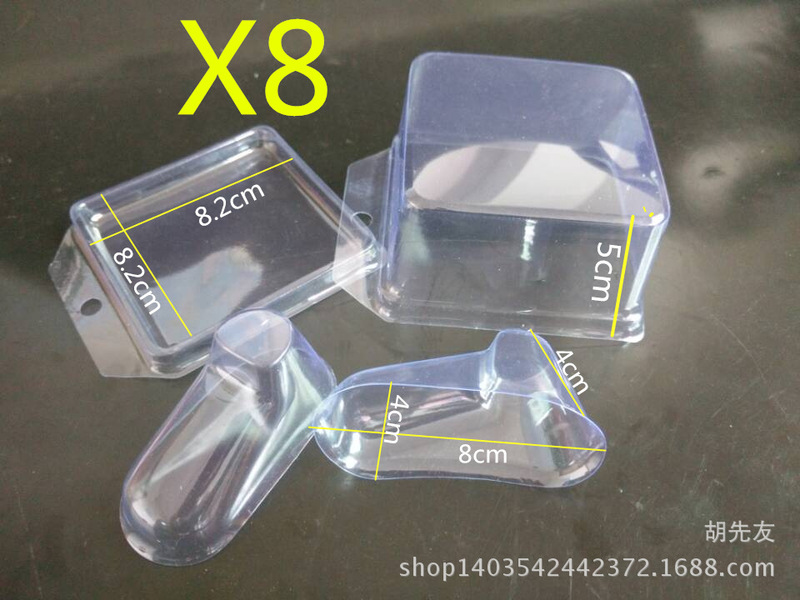 Factory Direct baby socks transparent blister shape gift box baby doll cotton socks high-grade plastic packaging box