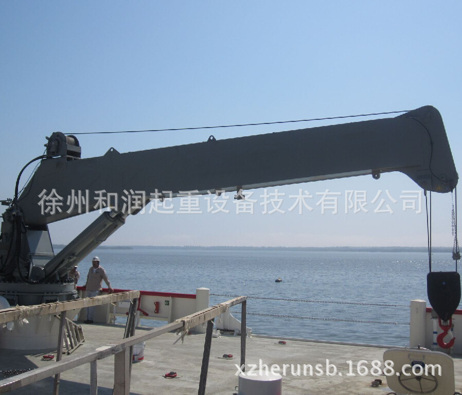 16吨船吊厂家 非标定制船吊 船尾吊 克令吊 船用起重机厂家